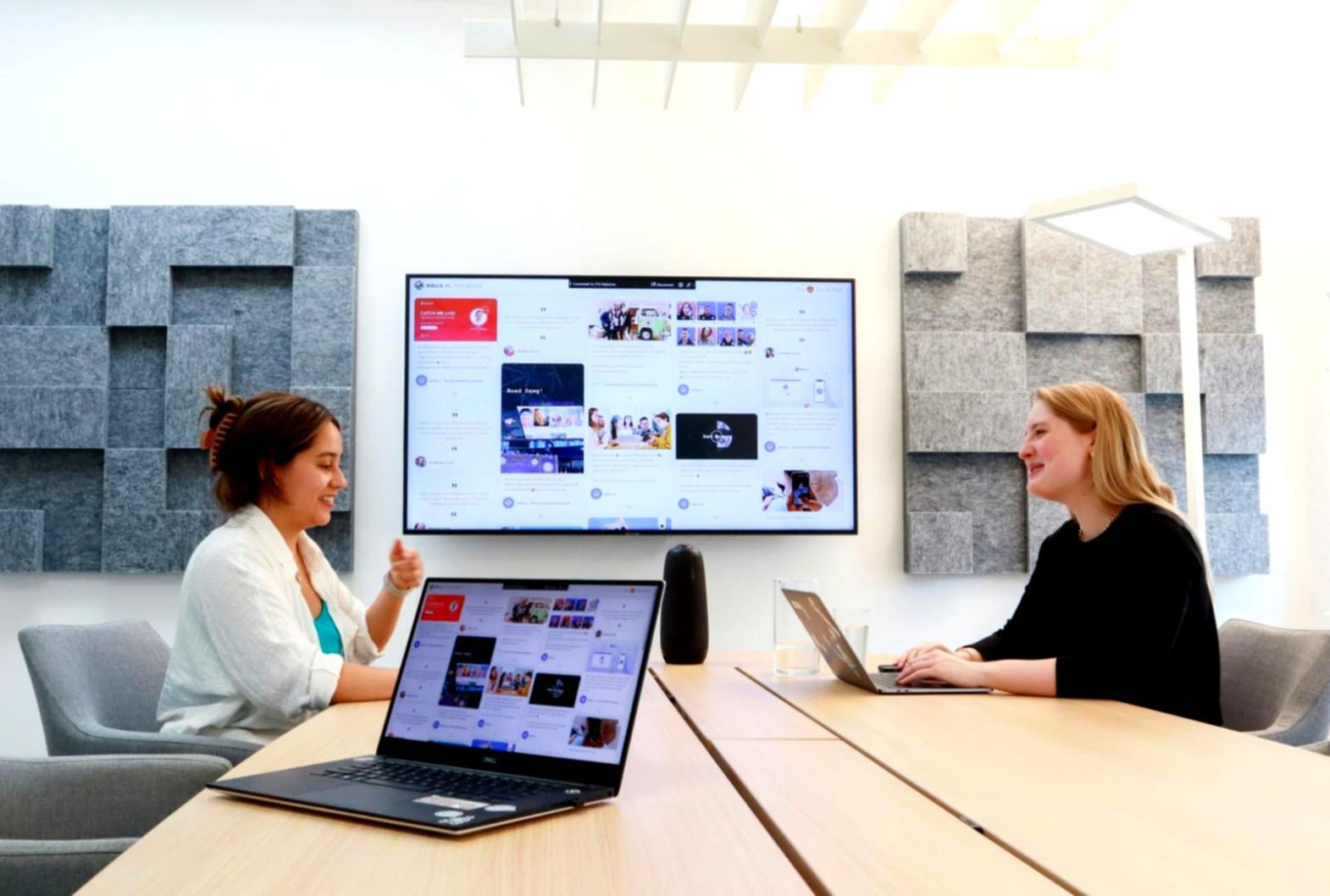 Financial planning session with startup founders